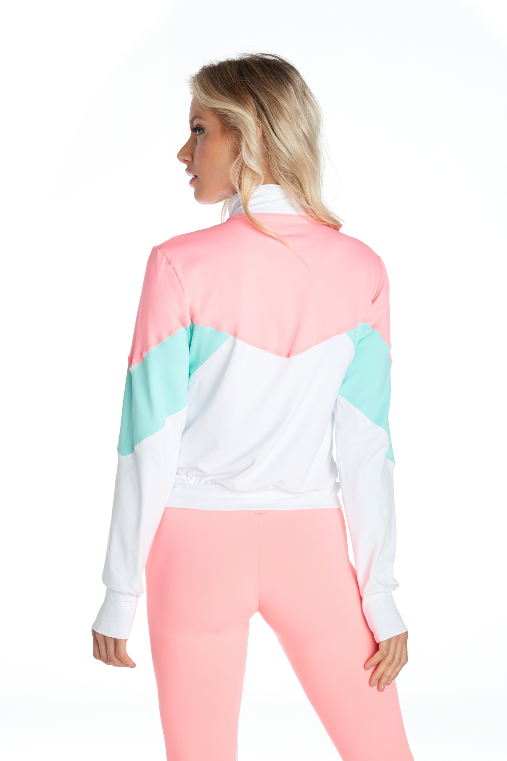 Jessica Color Block Women Workout Jacket