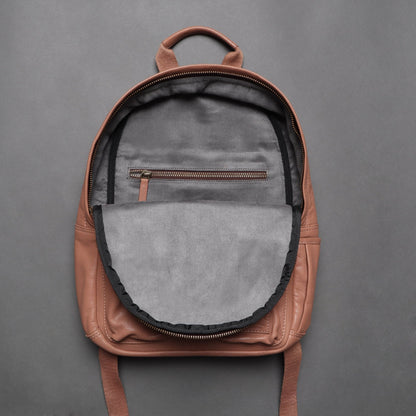 Mini Journey Leather Backpack