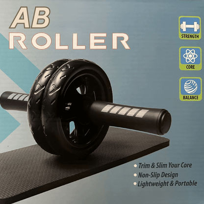 Ab Roller Wheel with Kneeling Pad for Abdominal and Core Strength