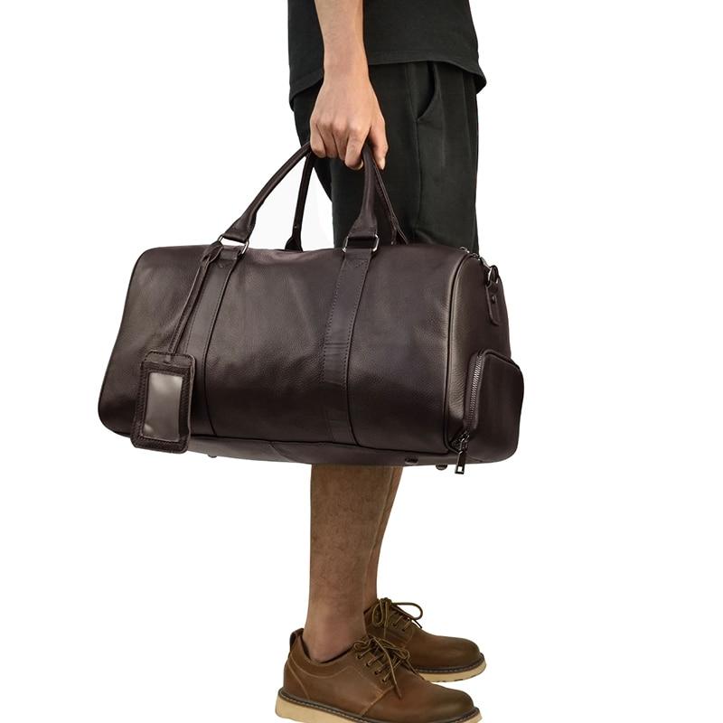 The Endre Weekender | Vintage Leather Duffle Bag